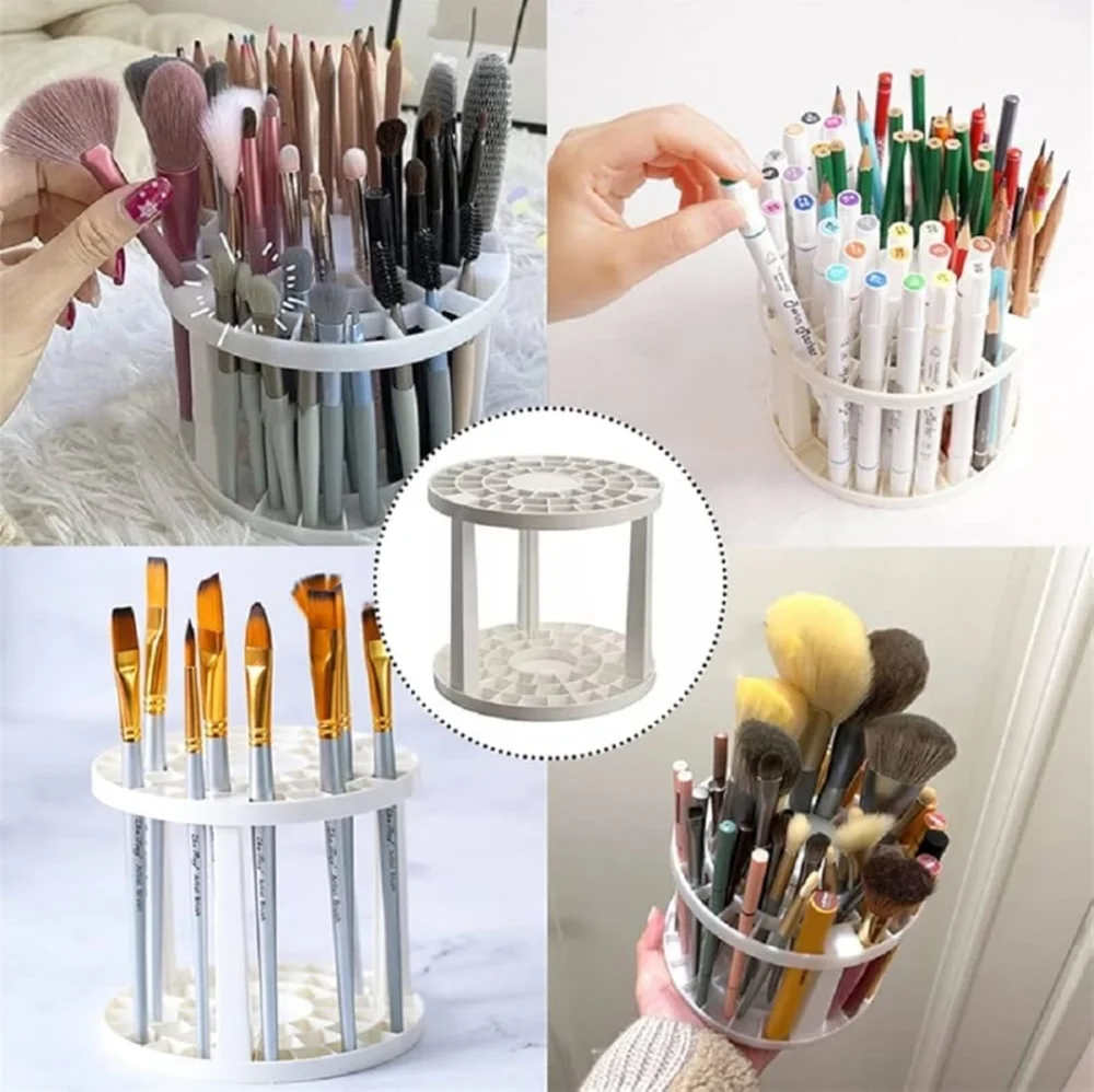 🆕Multifunctional Organizer Revolving Tray Holder, for Artist or Makeup Artist